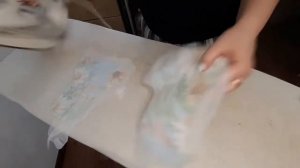 Шью два полотенца для кухни из метра ткани.