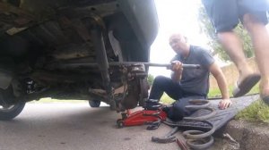 2005 Ford Galaxy rear coil spring replacement