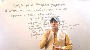 Future indefinite tense | simple future tense examples |simple future tense definition in Urdu Hind