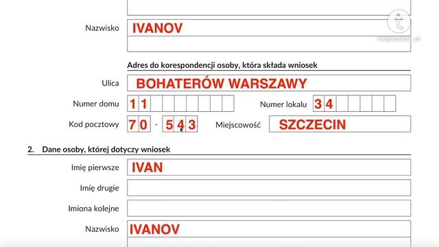 Как получить PESEL без прописки самостоятельно? Заполняем внесек по PESEL по шагам смотреть онлайн