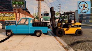 A cartoon about Cars. The loader and Trucks deliver the goods. Makitu