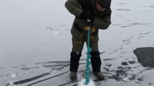 бур-шуруповерт . Переходник для ледобура RAPALA!