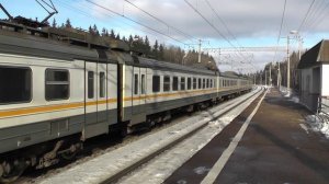 Электропоезд ЭД4М-0473 ЦППК платформа Садовая