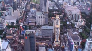 Бангкок - панорама города с Байок Скай (клип)