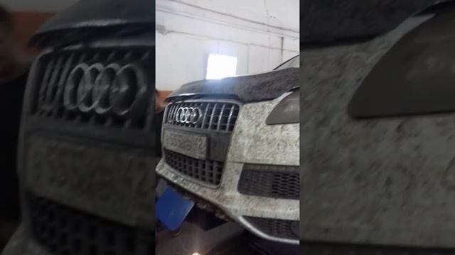 Открытие капота ауди q7