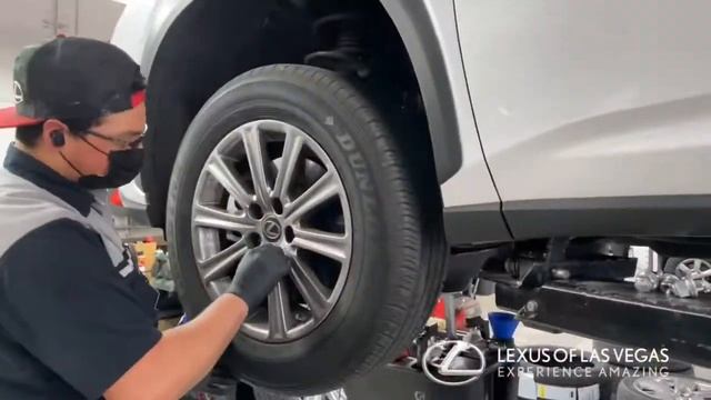 The fastest tire rotation- Lexus of Las Vegas- Lexus Service