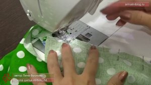 Вариант обработки выреза горловины лодочка