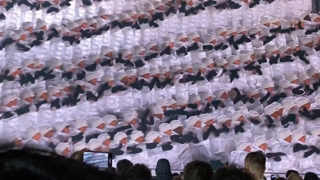 Italy ?? Milan  Fashion week in Milan. Moncler show on Duomo Square | 70th anniversary