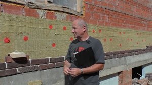 Устройство утепления наружных стен дома,