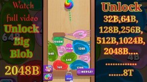 Blob Merge 3D | multi color ( 32B....2048B) lock in blob merge 3d 2048 ball video games new update#