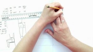 Построение выкройки леггинсов велосипедок.