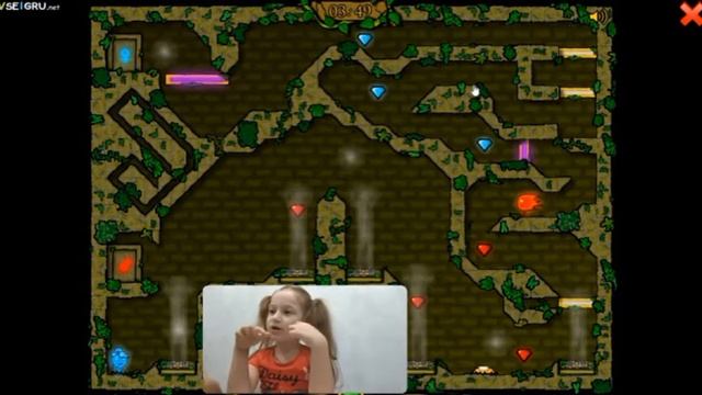 Играем в игру Огонь и Вода! Онлайн игра Огонь и Вода! смотреть онлайн