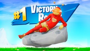 Катаюсь НА КАМНЕ всю игру до победы! Челлендж в Фортнайт