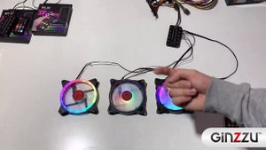 Инструкция по подключению контроллеров CRC10 или CRC11, так же RGB вентиляторов 6 pin от GINZZU.