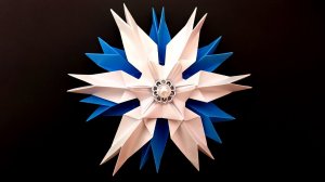 Красивые объемные снежинки из бумаги. Поделки оригами на Новый год