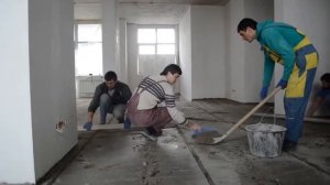 Режем стяжку