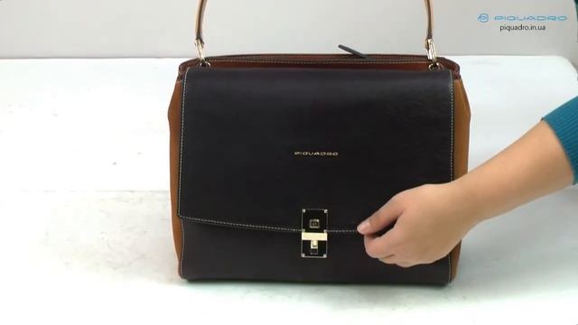 Обзор женской сумки Piquadro DAFNE/Brown-Tan BD5276DFS_MCU смотреть онлайн