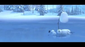 Снеговик и лось - Очень смешной мультик про снеговика и лося