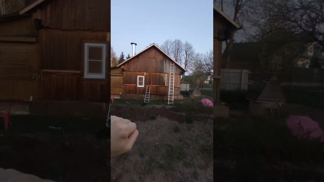 Снять старую краску, очистить деревянный дом мойкой высокого давления. смотреть онлайн