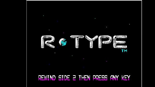 Загрузка R Type на ZX-Spectrum смотреть онлайн