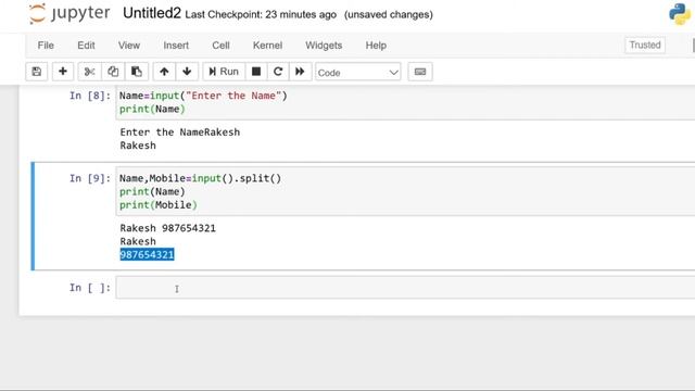 Taking input from User in Python : Multiple Tricks | How to input List | How to take multiple Input