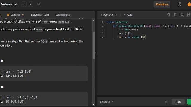 Product of Array Except Self in Hindi | Leetcode 238 | Python смотреть онлайн