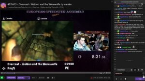 ESA 2015: Overcast: Walden and the Werewolf Speedrun by Carska(15:54)w/ chat #ESA2015