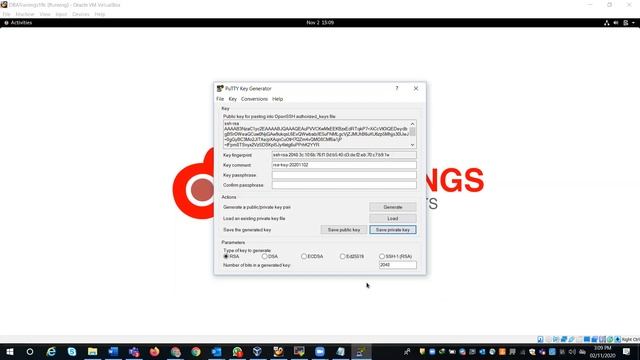 How to Generate SSH Key Pair for Oracle Cloud on Windows Using Putty KeyGen смотреть онлайн