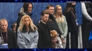 Щербакова и переживания Даниила Глейхенгауз за бортиком ЧР 2022. Shcherbakova and her coach