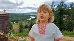 "Я люблю село родное" Сыну 4года.Читает сьихотворение про родное село!