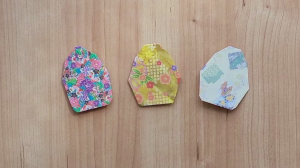 Оригами пасхальное яйцо  | Пасхальное яйцо из бумаги