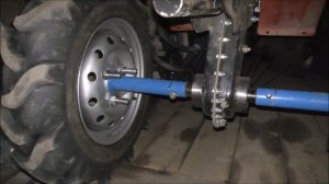 Мотоблок Ока. Шины Кама 421 6х12 на диски от а/м Ока.