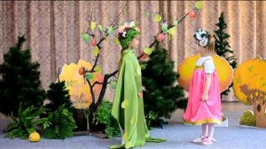 Театрализованная постановка"Гуси лебеди"