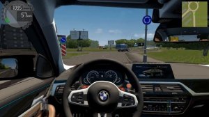 BMW M5 F90 COMPETITION 2020-CITY CAR DRIVING (1.5.9—1.5.9.2) BMW Супер.
