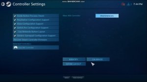 How to add controller configuration to a non-steam game.