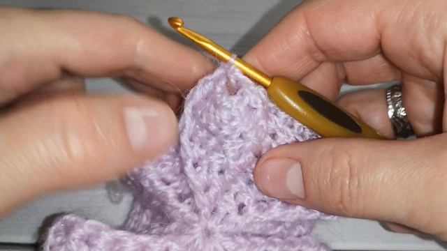 Берет теплый крючком рельефными столбиками//На любой размер//Crochet beret