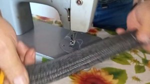 Шьем трикотаж двойной иглой на швейной машинке Подольск 142