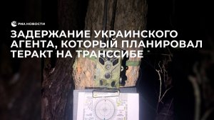 Задержание украинского агента, который планировал теракт на Транссибе