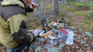 Поход в лес,замена ИРП,завтрак,одиночный поход.