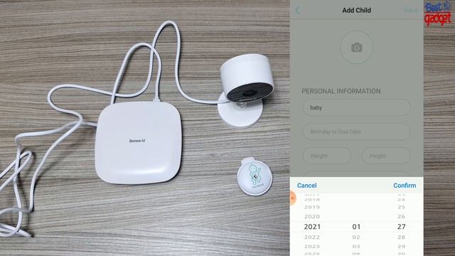 Sense-U Baby Monitor 2 with Breathing Movement Temperature Smart Sensors смотреть онлайн