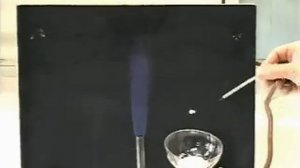 Окрашивание пламени солями натрия