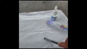 Как идеально убрать порез дырку на полотне натяжного потолка