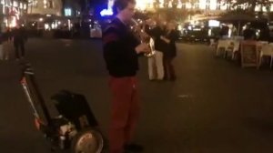 Street Musician In Budapesht