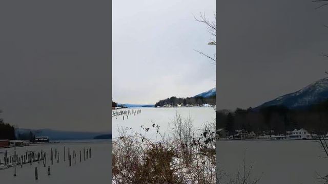 미국 뉴욕 뉴욕여행 죠지 호수 겨울 Winter Lake George Newyork Trip USA