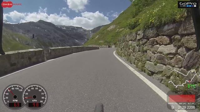 Passo dello Stelvio (from Prato ) - Road bike POV смотреть онлайн