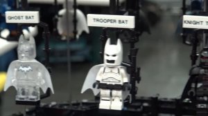 Motorized LEGO Batman Conveyor with 128 Batsuits!