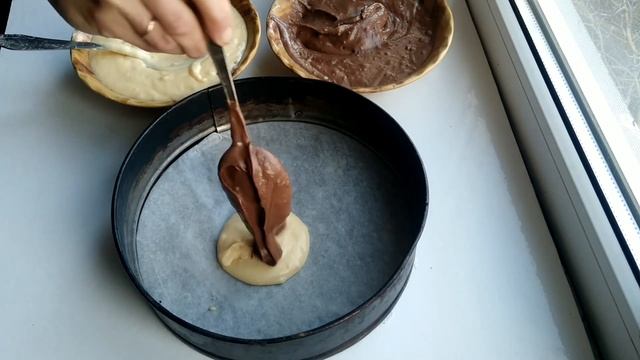 Пирог Зебра. Как сделать полоски:)