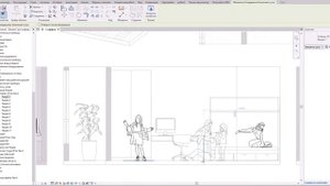 Семейства для Revit. Стаффаж для разверток и планов.