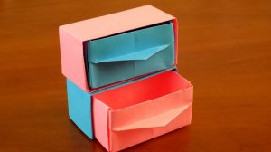Оригами шкаф из бумаги. Комод из бумаги своими руками