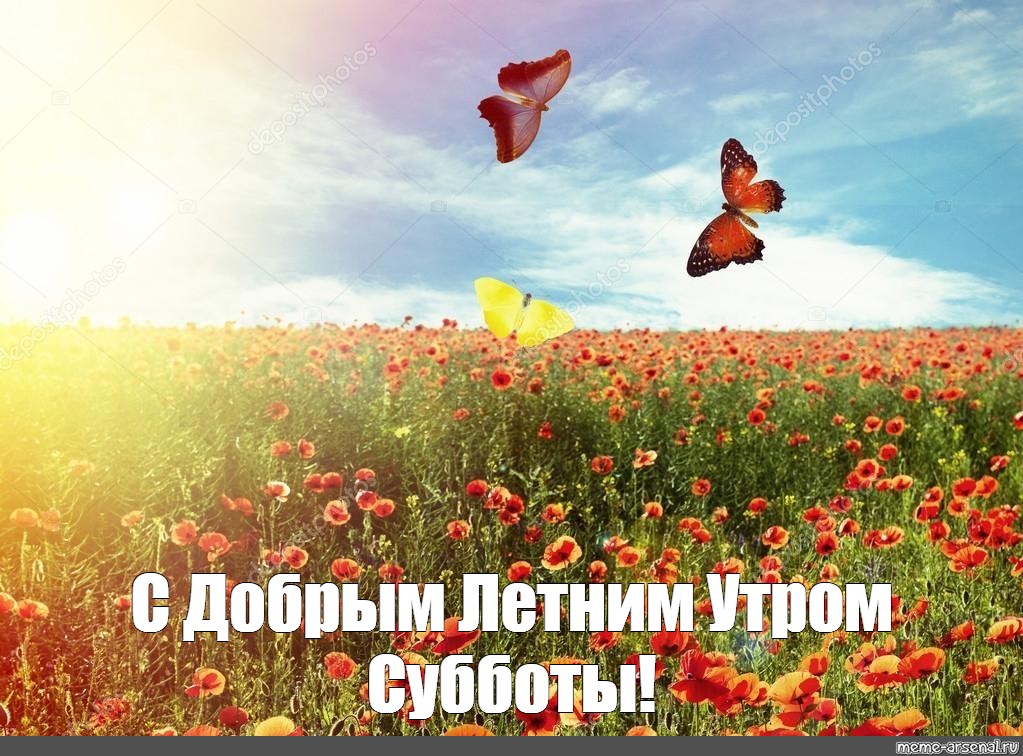 С Субботним Утром! Солнечного Утра!